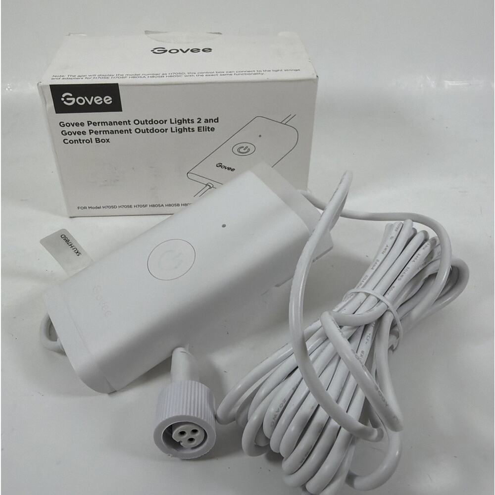 Govee Permanent Outdoor Lights 2 Control Box White For Models H705D H705E H705F
